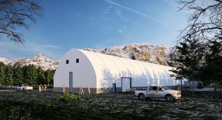 coverall buildings for the mining industry